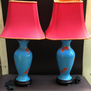 H12 מנורות פורצלן נדירות