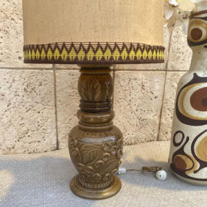 H47 מנורה קרמיקה ירוק