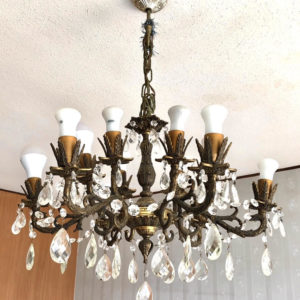 H51 מנורה ברונזה מפוארת במיוחד